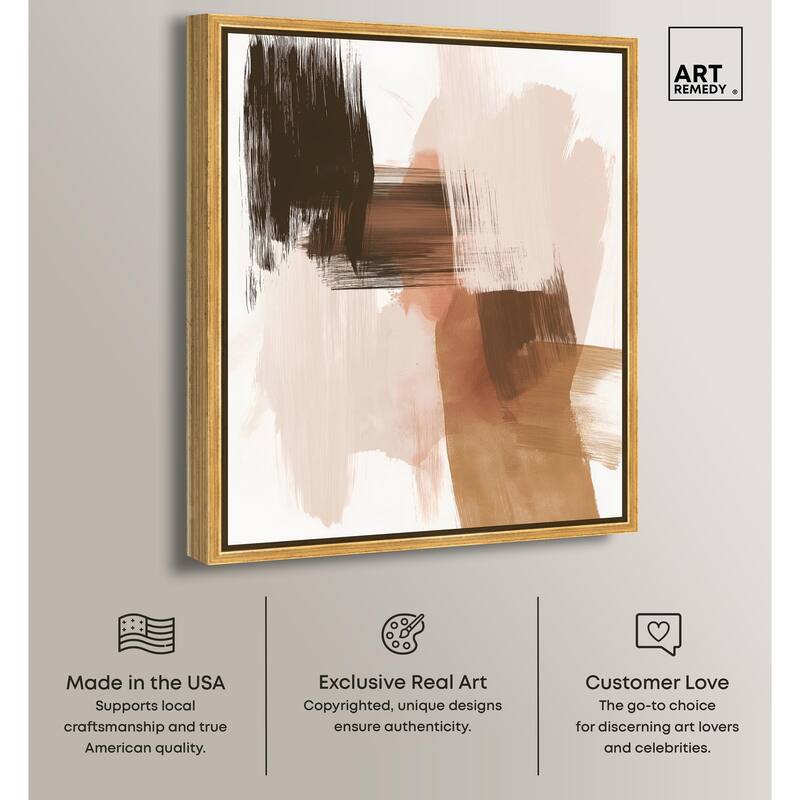 Mahogany Whispers Canvas by Art Remedy