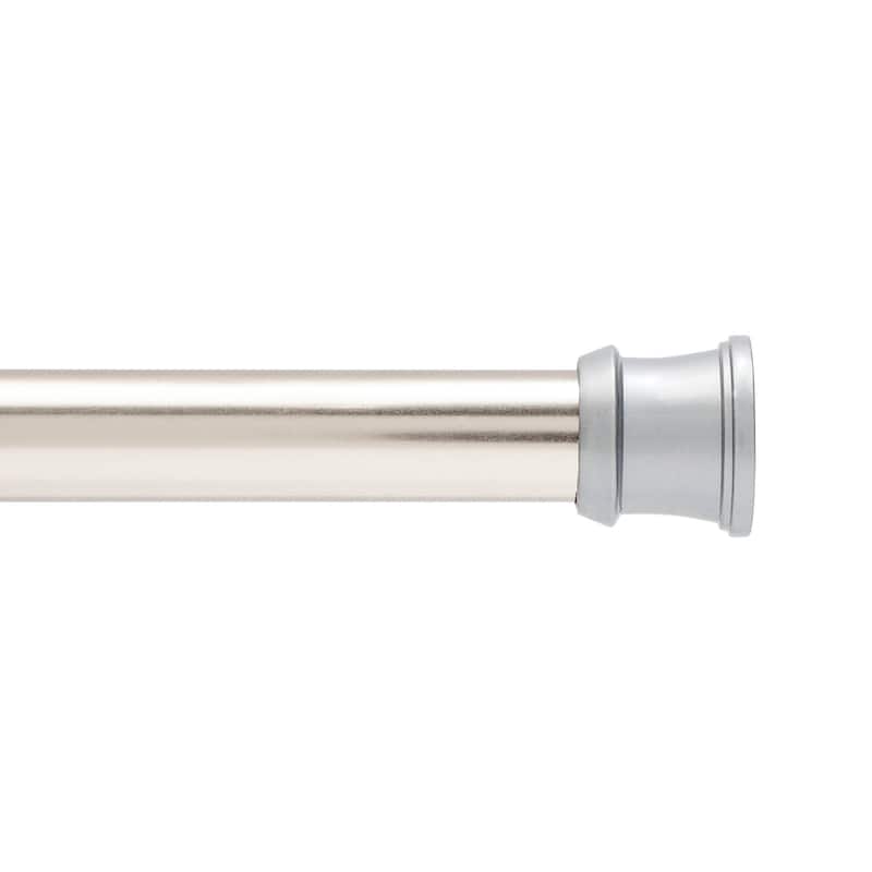 Kenney Twist & Fit No Tools Camlock Tension Shower Curtain Rod, 42-72"