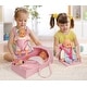 preview thumbnail 1 of 5, Badger Basket First Class 5-Piece Doll Travel Set - Pink/Stars