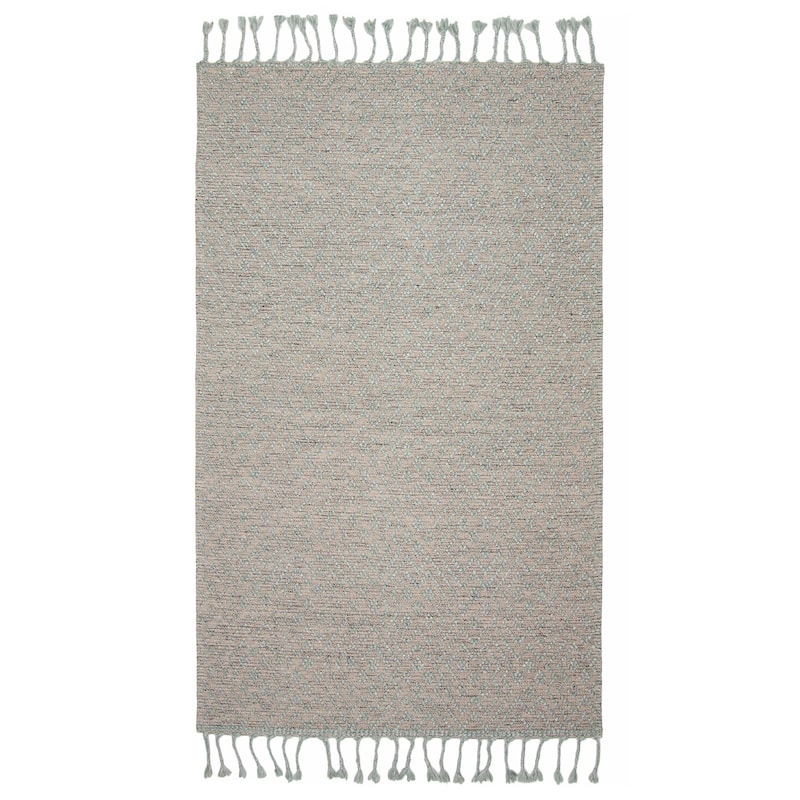 ECARPETGALLERY Braid weave Sienna Grey Wool Rug - 4'11 x 8'0 - Grey - 4'11 x 8'0