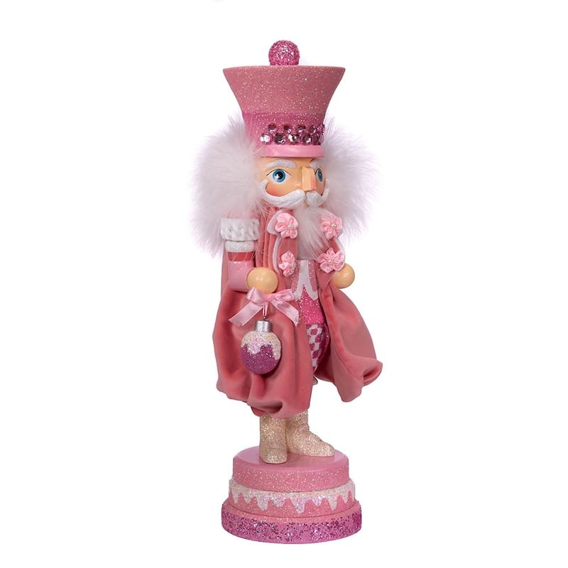 Kurt Adler 15-Inch Hollywood Pink Sweet Soldier Nutcracker