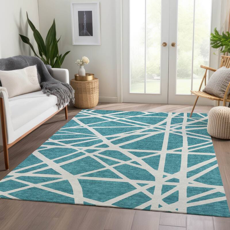 Premium Washable Super Soft Contemporary Harvey Mayfield Rug
