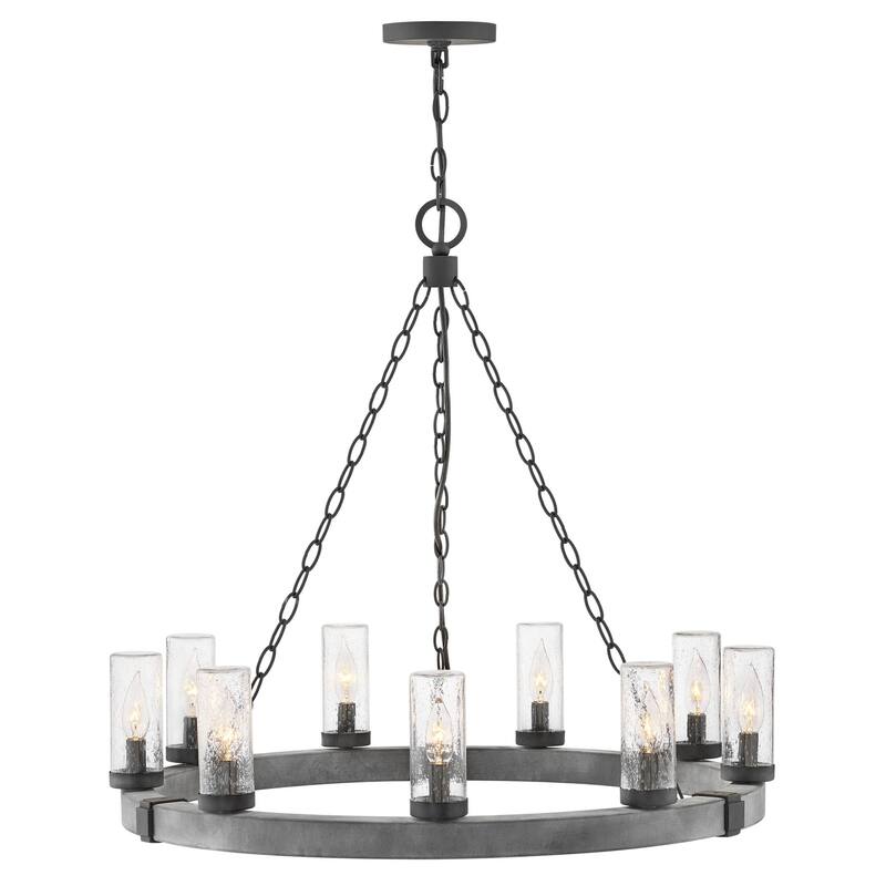 Hinkley Lighting Sawyer 12v 31.5w 9 Light 30" Wide Open Air LED