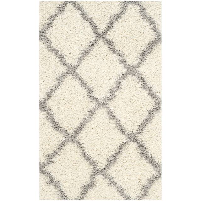 SAFAVIEH Dallas Shag Giusy Trellis 1.5-inch Thick Rug