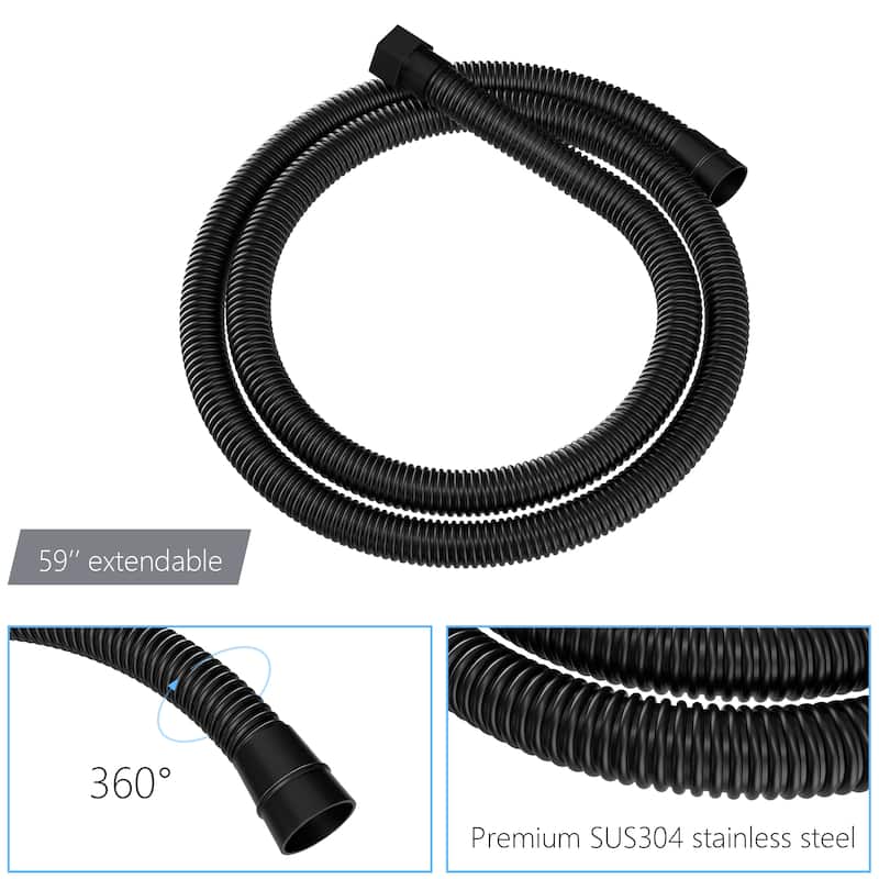 10 Inch Rain Shower head and Handheld Head, Bathroom Shower Faucet Set