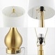 preview thumbnail 10 of 28, Grant 24" Modern Classic Gourd Iron LED Table Lamp with Pull-Chain with Dual USB Charging Port, by JONATHAN Y (Set of 2)