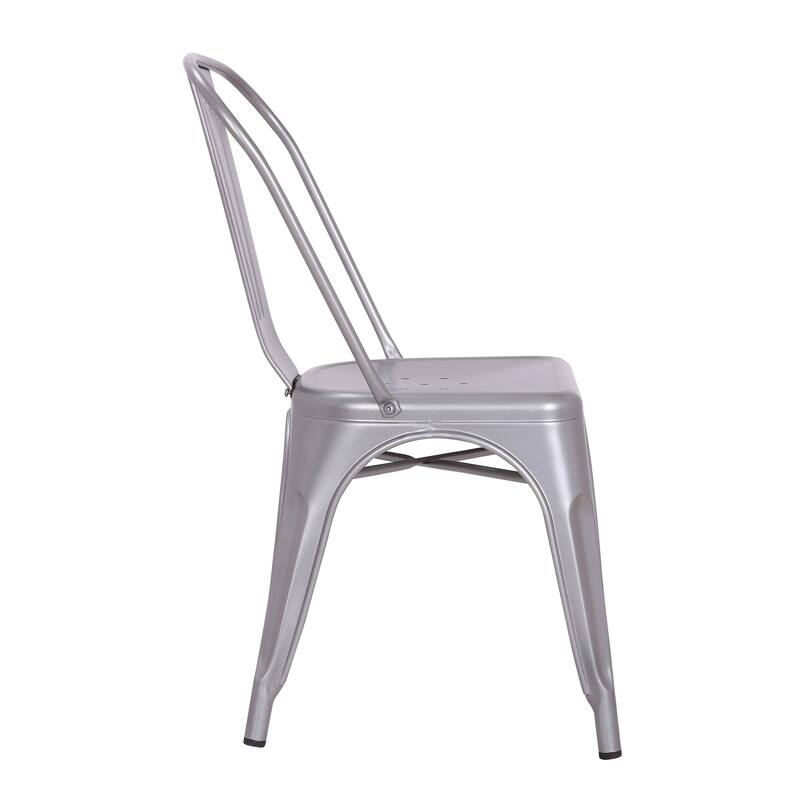 Modern Metal Dining Room Kitchen Bar Chair Set