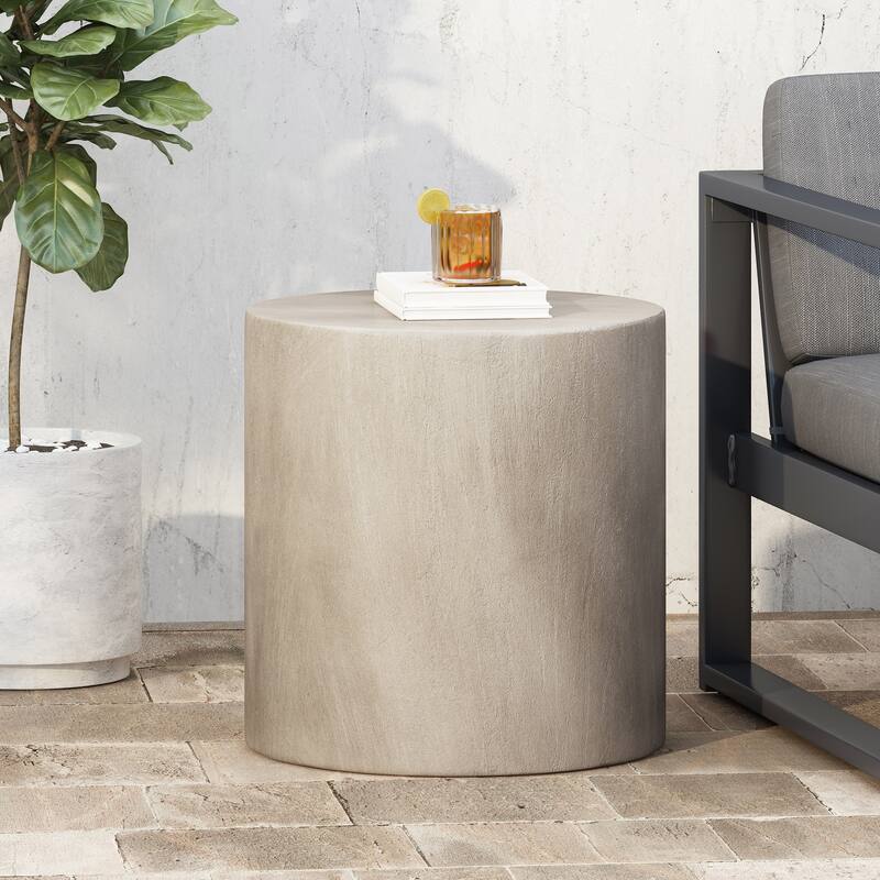 Christopher Knight Home Legion Lightweight Concrete Side Table
