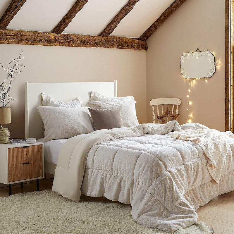 Aww Buddy - Coma Inducer® Oversized Comforter Set - Whitecap Taupe - Twin XL