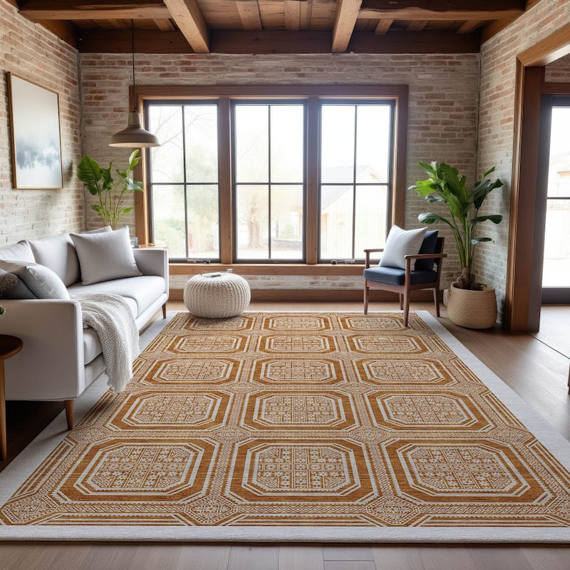 Premium Washable Super Soft Classic Panel Mayfield Rug