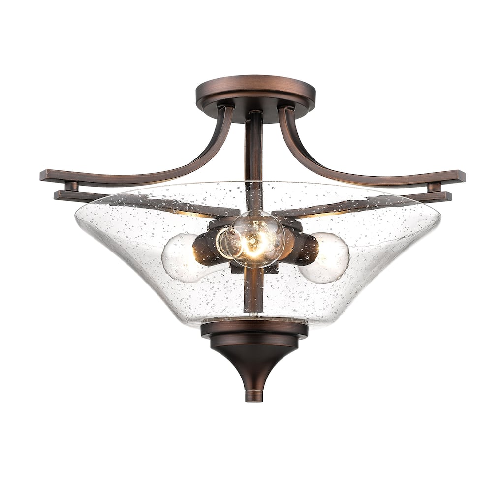 Millennium Lighting Natalie 3 Light Semi-Flush Ceiling Mount
