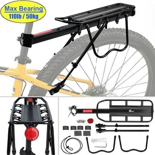 Adjustable Rear Bike Rack Carrier Luggage Cargo Bicycle Accessories M Bed Bath Beyond 29624240
