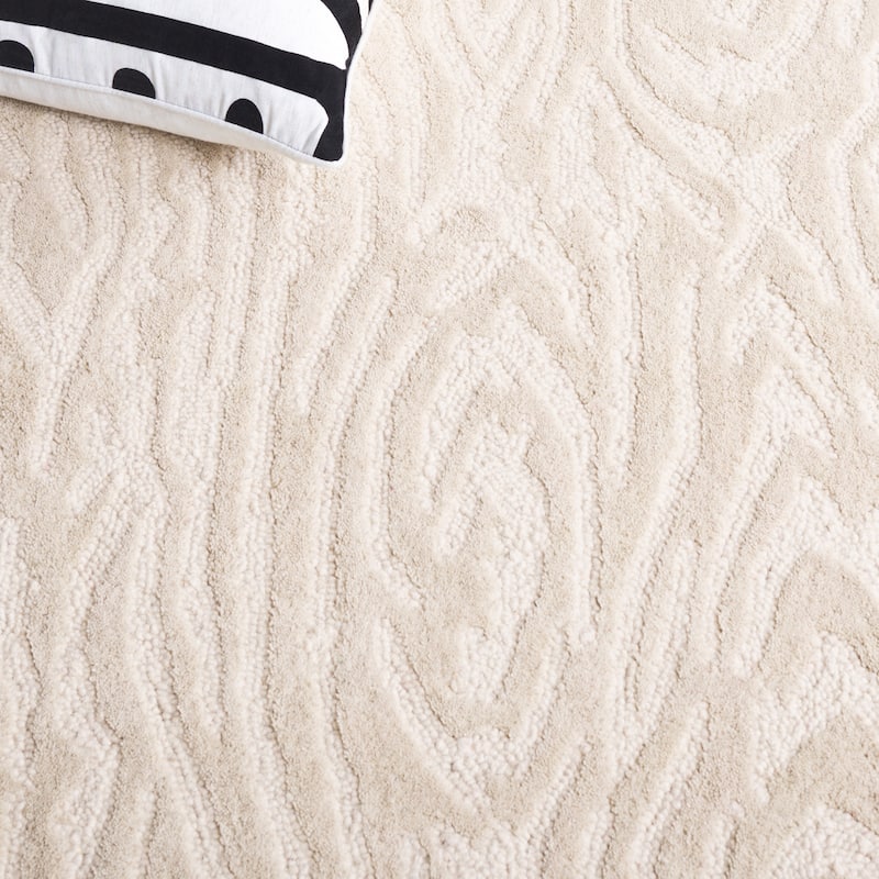 SAFAVIEH Handmade Ebony Thouraya Modern & Contemporary Wool Rug