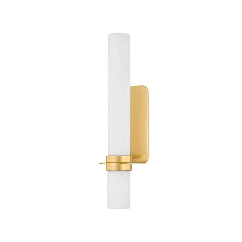 Hudson Valley Lighting 5518 Groveland station 18" Tall Wall Sconce - Aged Brass