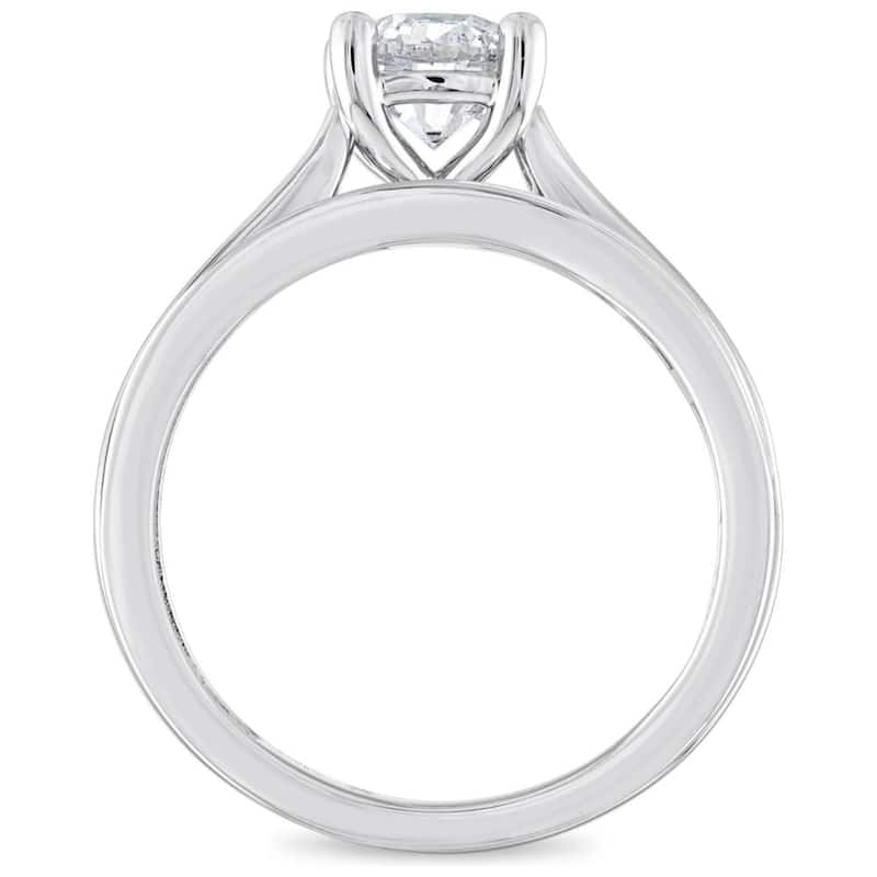2Ct Diamond Engagement Wedding Ring Set Channel Set in 10k White Gold
