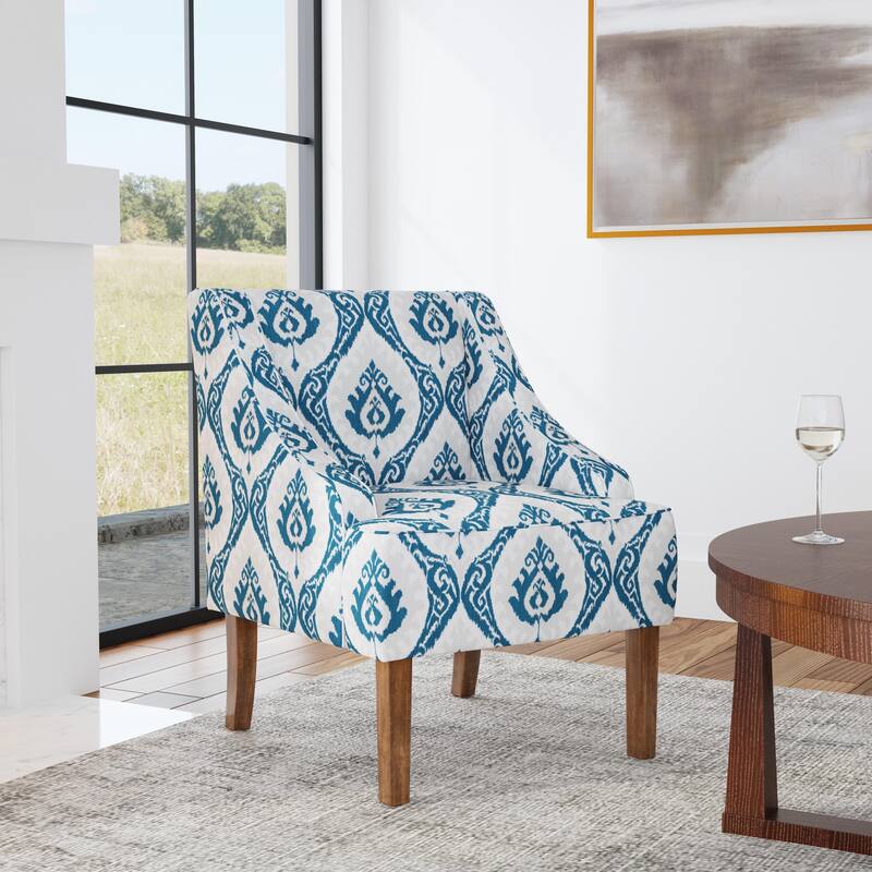 Porch & Den Holman Upholstered Swoop Arm Chair