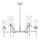Option Satin Nickel, Clear