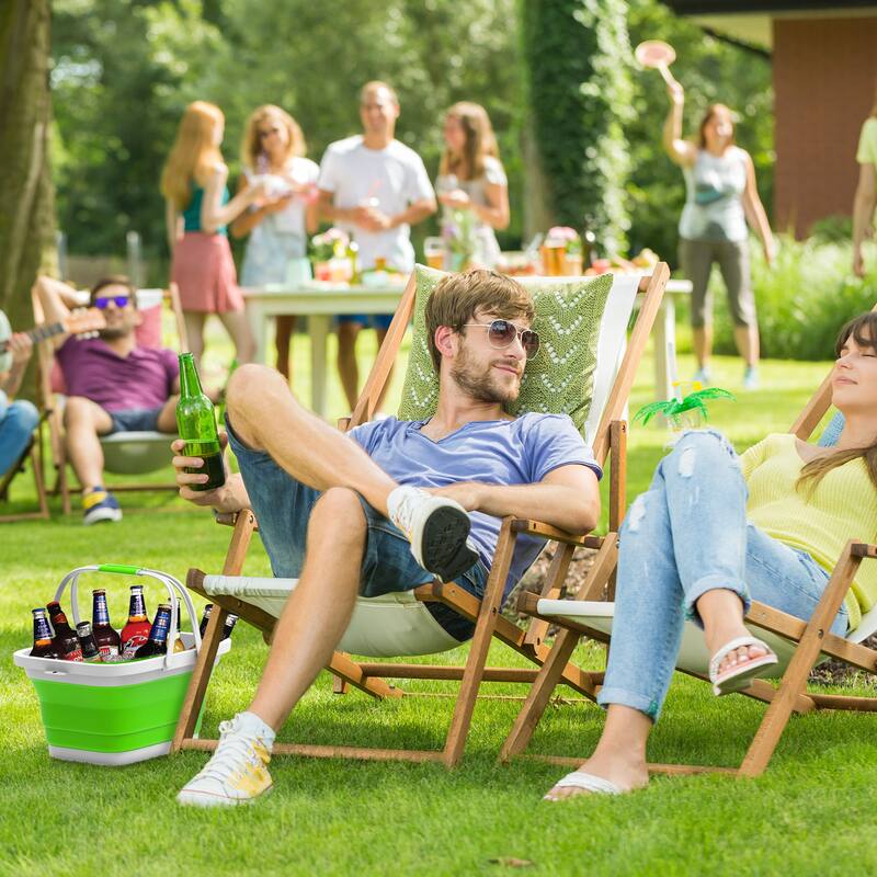 Collapsible Laundry Basket-Multiuse Organizer/Storage Container by Lavish Home