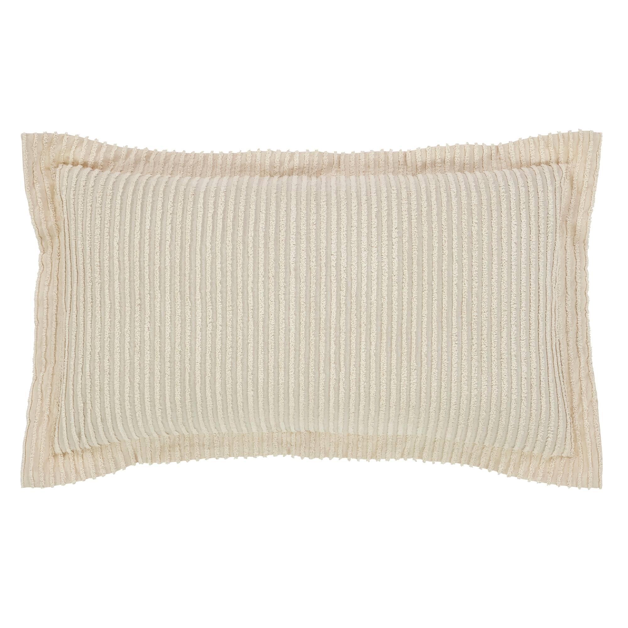 Better Trends Jullian Solid Stripes Design Bedspread 100 Cotton Tufted