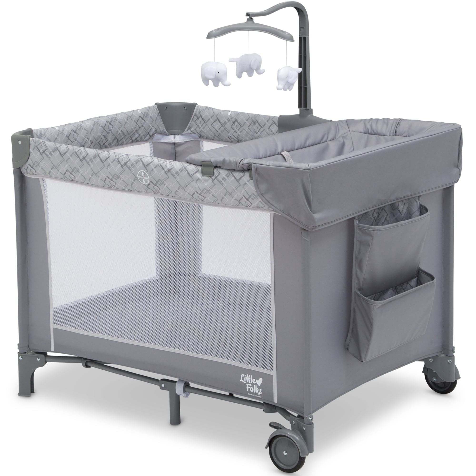 LX Deluxe Play Yard with Removable Bassinet and Changing Table by
