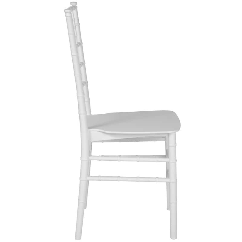 Resin Stackable Chiavari Chair - 15"W x 18.75"D x 35"H - 15"W x 18.75"D x 35"H