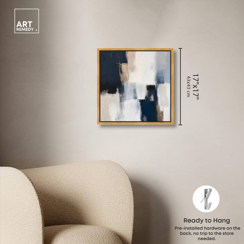 Blue Mood Depth II Canvas by Art Remedy