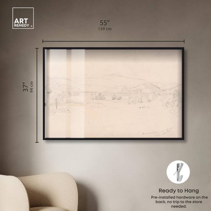 Study for View Mt. Washington Shadowbox by Art Remedy