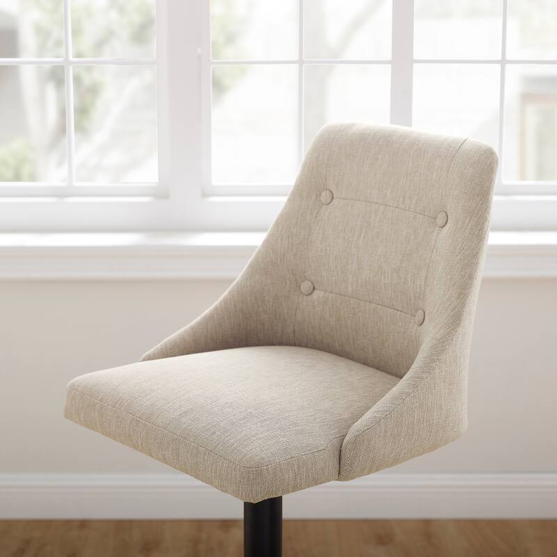 Linon Clarewill Adjustable Gas Lift Barstool