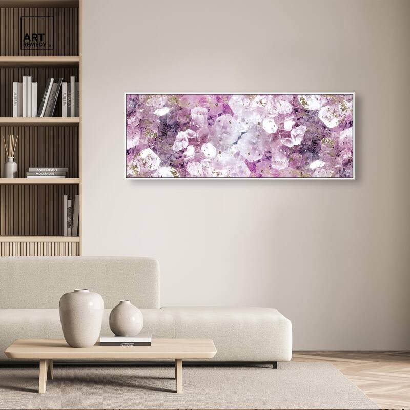 Crystal Romance Panoramic Canvas by Art Remedy