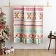preview thumbnail 3 of 8, Festive Winter Holiday Reversible Quilted Throw Blankets