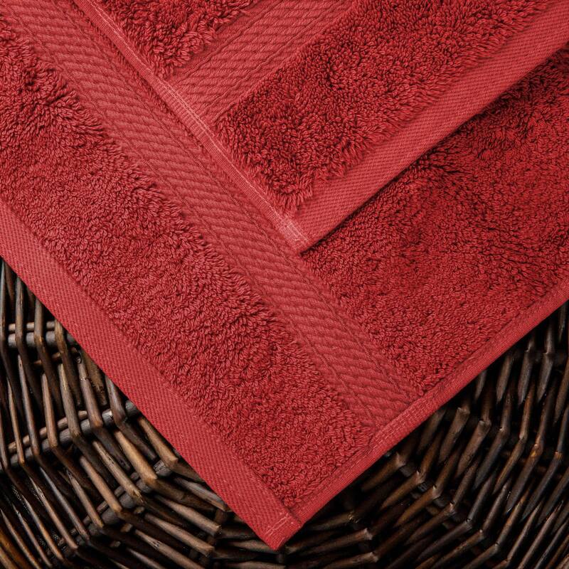 Superior Egyptian Cotton Pile Heavyweight Bath Towel Set of 2