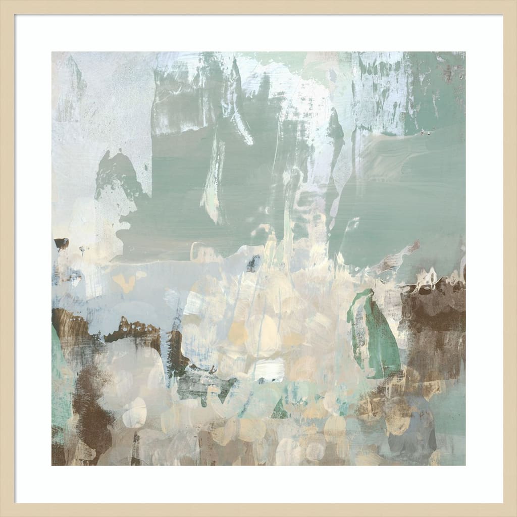 Sea Glass Reverie III by June Erica Vess Wood Framed Wall Art Print