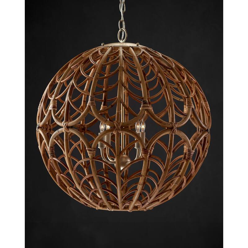 Currey & Company Cape Verde Orb Chandelier - 25.5"h x 24.5"dia