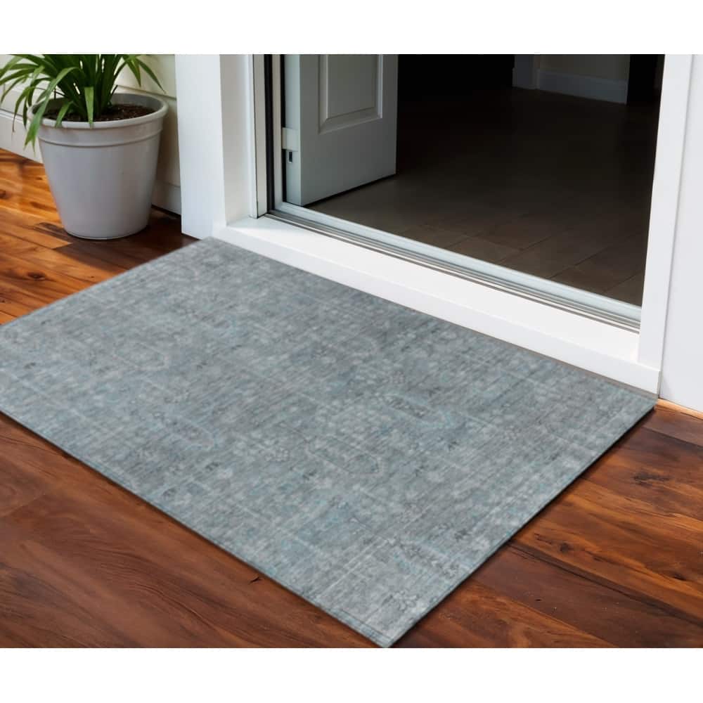 HomeRoots Southwestern Transitional Rectangle Outdoor Rug
