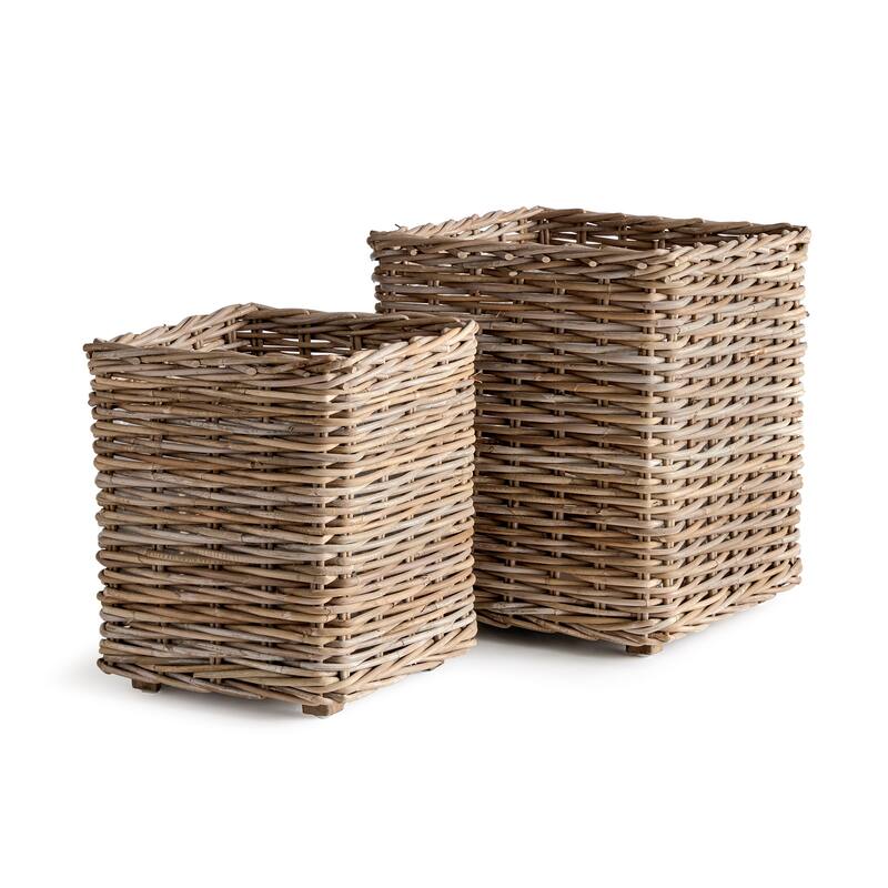 Harrison Planters - Natural Rattan