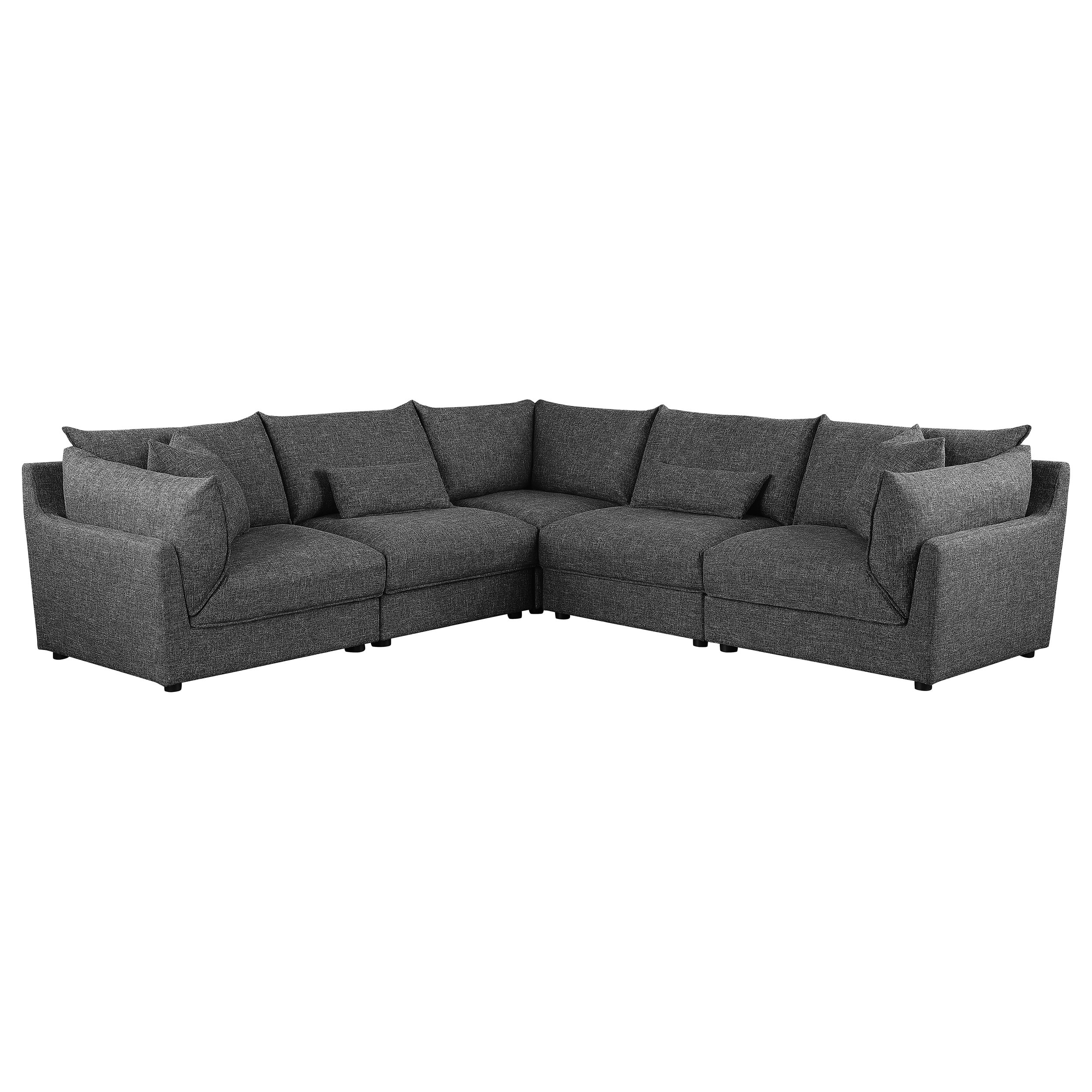 L Shape Coaster Sectional Sofas Bed Bath Beyond