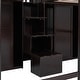 preview thumbnail 32 of 31, Double Loft Bed Twin Size with 2 Wardrobes and Storage Stairs, Wooden High Loftbed Frame for 2, for Kids Teens Adults Bedroom