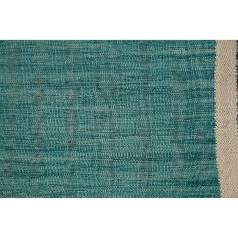 Hand Woven Southwestern Wool Multi-Colored Geometric Area Rug - 12' 8'' X 9' 9''