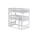 preview thumbnail 30 of 48, Twin Size Wooden Triple Bunk Bed with Ladders and Guardrails, Twin Over Twin Over Twin Detachable Bunk Bedframe for Kids