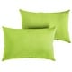 preview thumbnail 13 of 14, Charisma Outdoor Green Pillow Made with Sunbrella (Set of 2)
