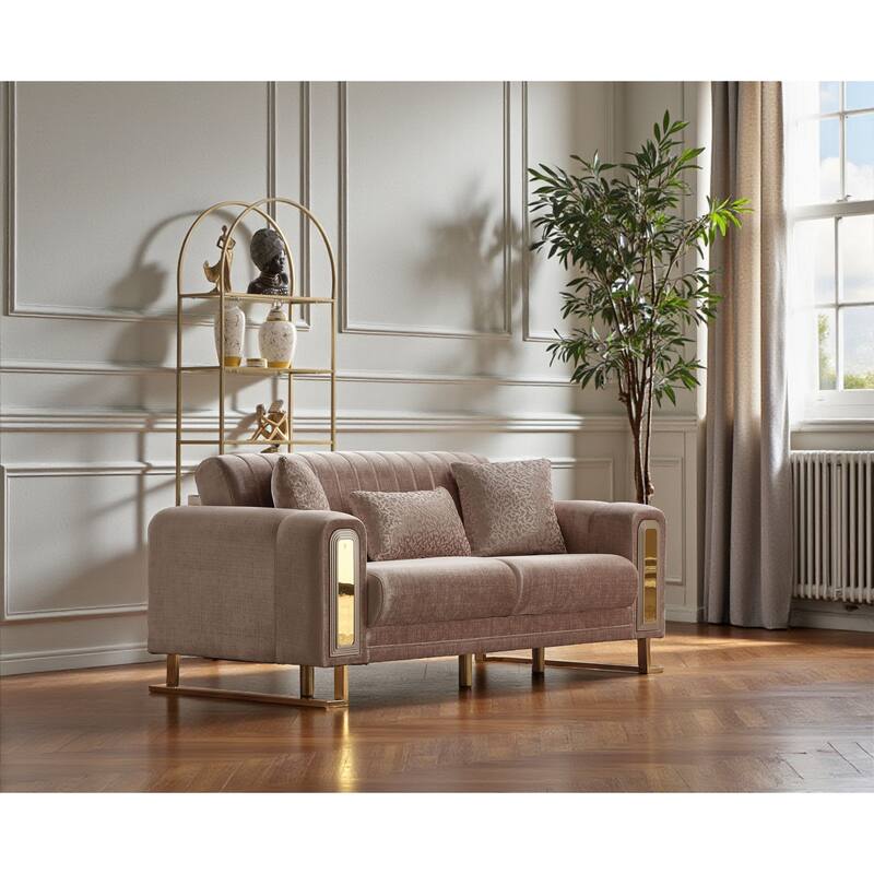 Elvaro 3 Pieces Living Room Sets 1 Sofa 1 Loveseat 1 Chair