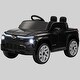 preview thumbnail 2 of 0, 12V Kids Electric Car, Chevrolet Silverado EV RST, Spring Suspension, MP3, LED Lights, Remote Black