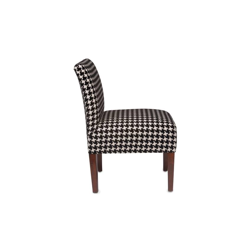 Samantha Transitional Button Tufted Slipper Chair