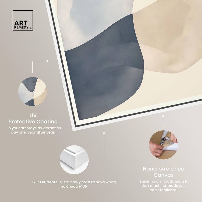 Ovals Canvas by Art Remedy
