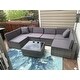 Siara 7-piece Modern Rattan Wicker Modular Sectional Patio Set by Havenside Home