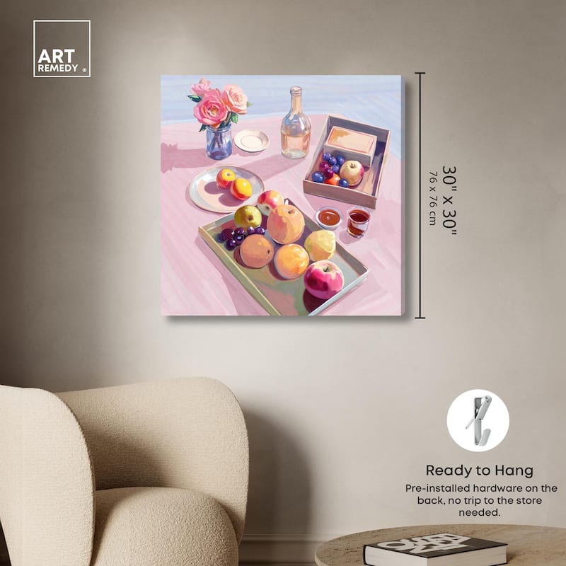 Fresh Fruits Canvas by Art Remedy, Gallery Wrapped