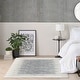 preview thumbnail 11 of 28, DKNY Grand Street Indoor only Abstract Area Rug Ivory/Blue - 6' x 9'
