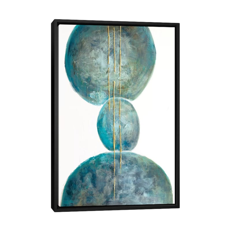 iCanvas "Balance" by Osnat Tzadok Framed Canvas Print - Black - 40x26
