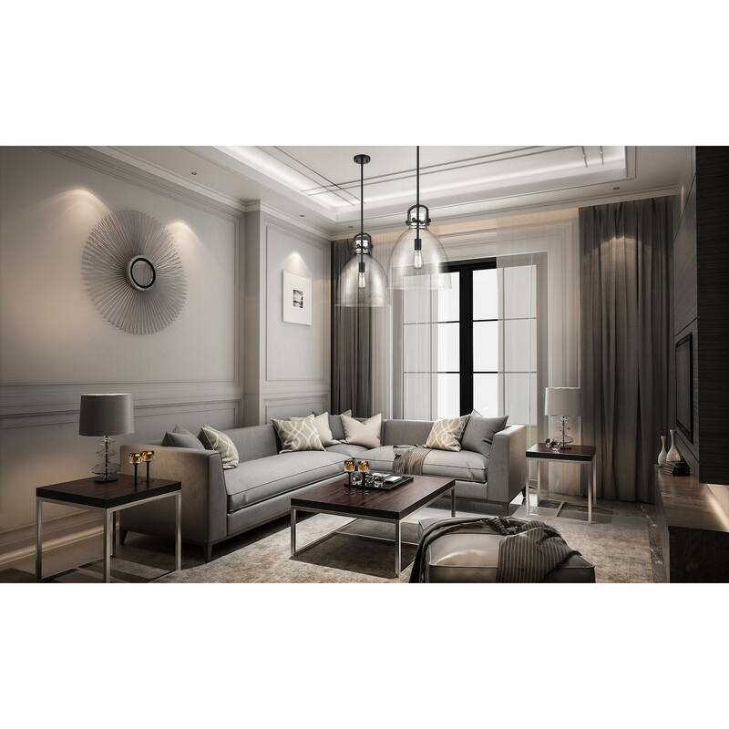 Innovations Lighting Newton Bell - 1 Light 14" Stem Hung Pendant