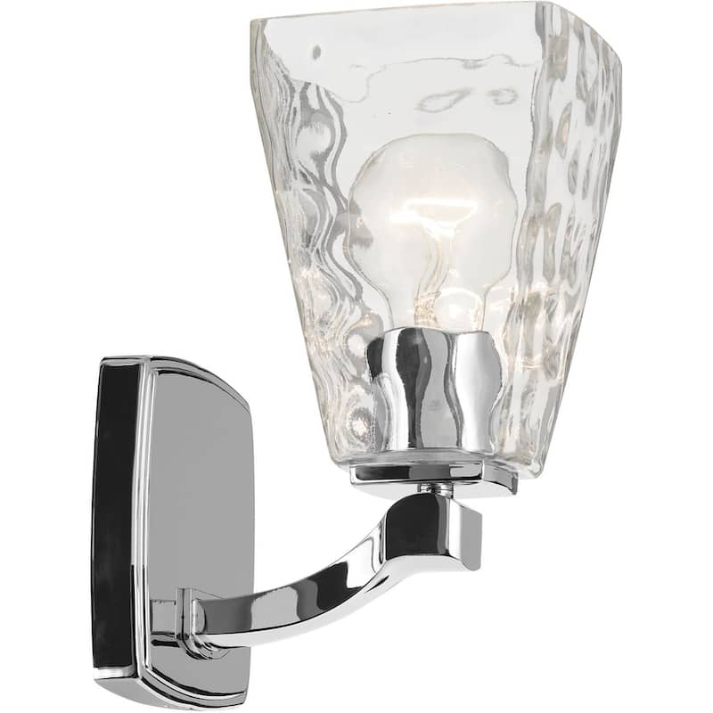 Kichler 55214WTR Marant 10" Tall Bathroom Sconce with Clear Water
